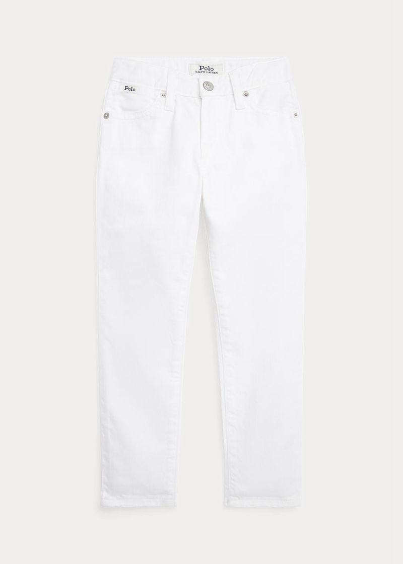 Pantalones Ralph Lauren Niña 1.5-6.5 Años Astor Slim Boyfriend Jean Chile Blancas PHUZB-3148